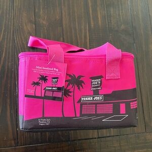 Trader Joe's Pink Insulated Bag
